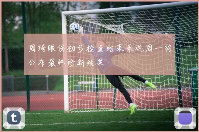 周琦眼伤初步检查结果乐观周一将公布最终诊断结果